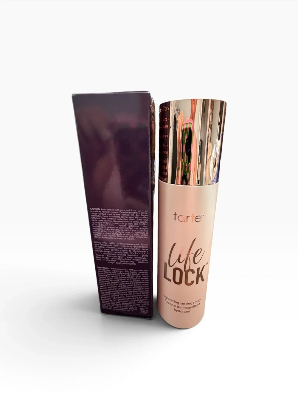 Tarte Life Lock Hydrating Setting Spray – 3.38 fl oz / 100 mL NIB